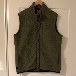 Relwen Windzip Vest - Olive Green